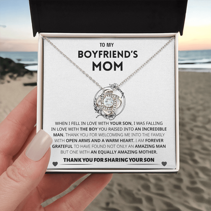 Boyfriend's Mom Gift- Forever grateful for sharing your son