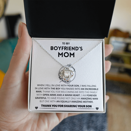 Boyfriend's Mom Gift- Forever grateful for sharing your son