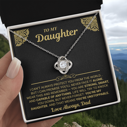 My Daughter, My Strength – Love Knot Gift