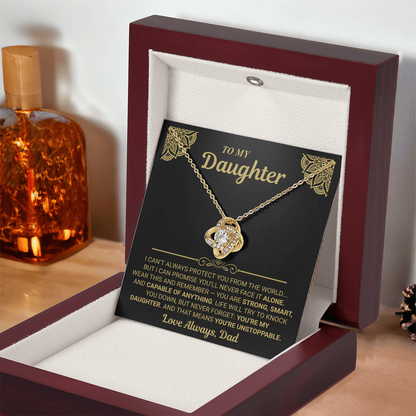 My Daughter, My Strength – Love Knot Gift