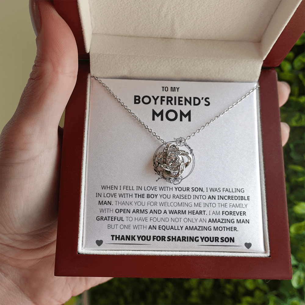 Boyfriend's Mom Gift- Forever grateful for sharing your son