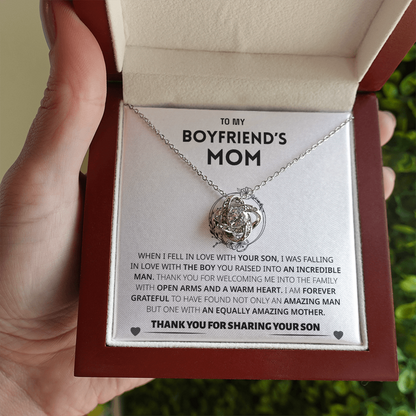 Boyfriend's Mom Gift- Forever grateful for sharing your son