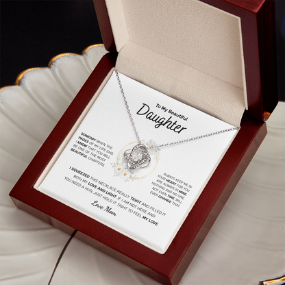 Always Keep Me In Your Heart - Necklace For Daughter
