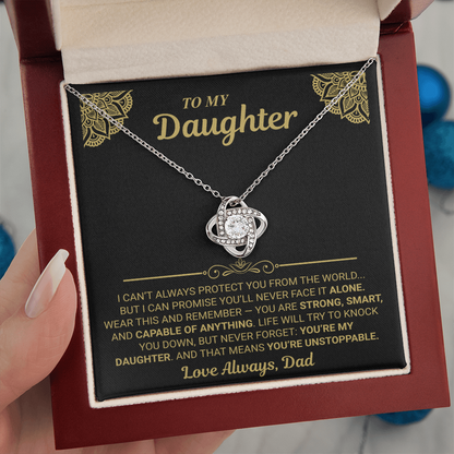 My Daughter, My Strength – Love Knot Gift