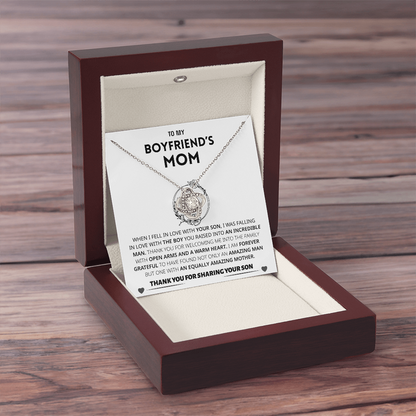 Boyfriend's Mom Gift- Forever grateful for sharing your son
