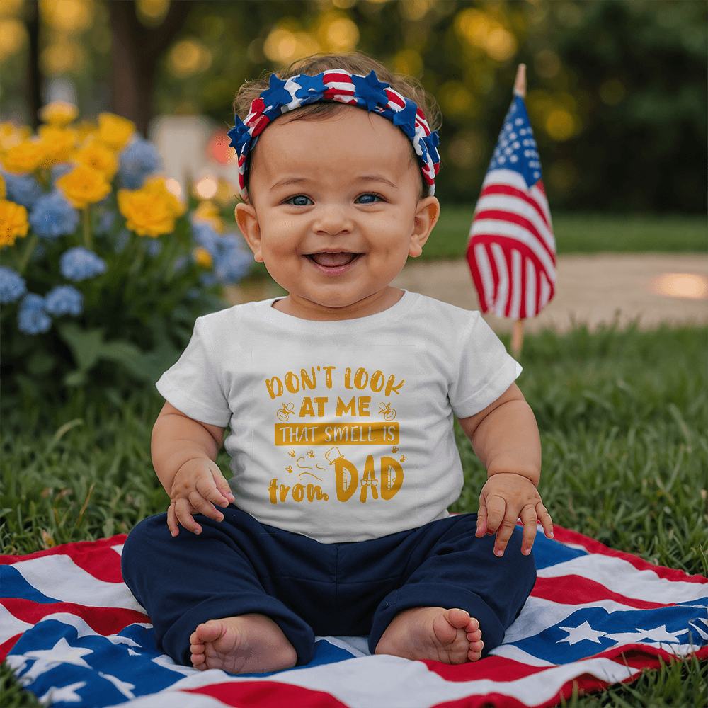 Tiny & Innocent – Funny Dad Blame Tee ShineOn Fulfillment