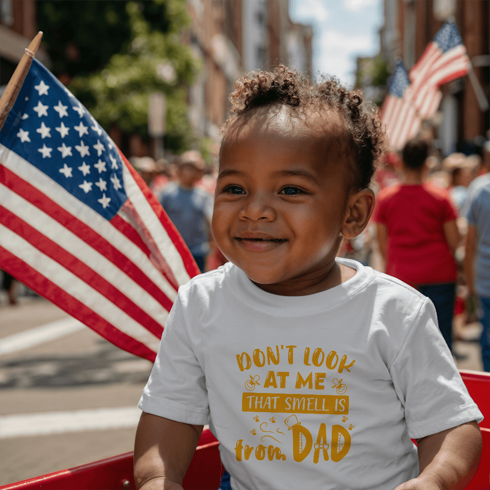 Tiny & Innocent – Funny Dad Blame Tee ShineOn Fulfillment