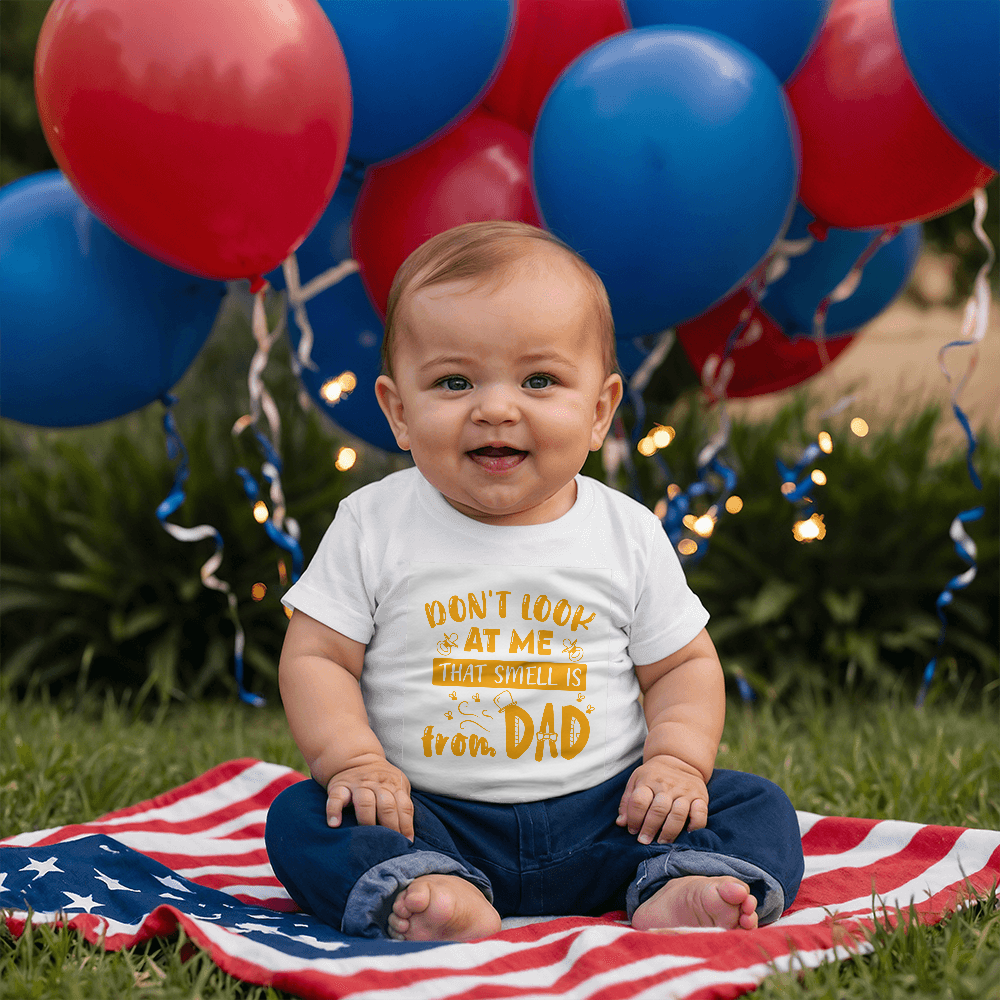Tiny & Innocent – Funny Dad Blame Tee ShineOn Fulfillment