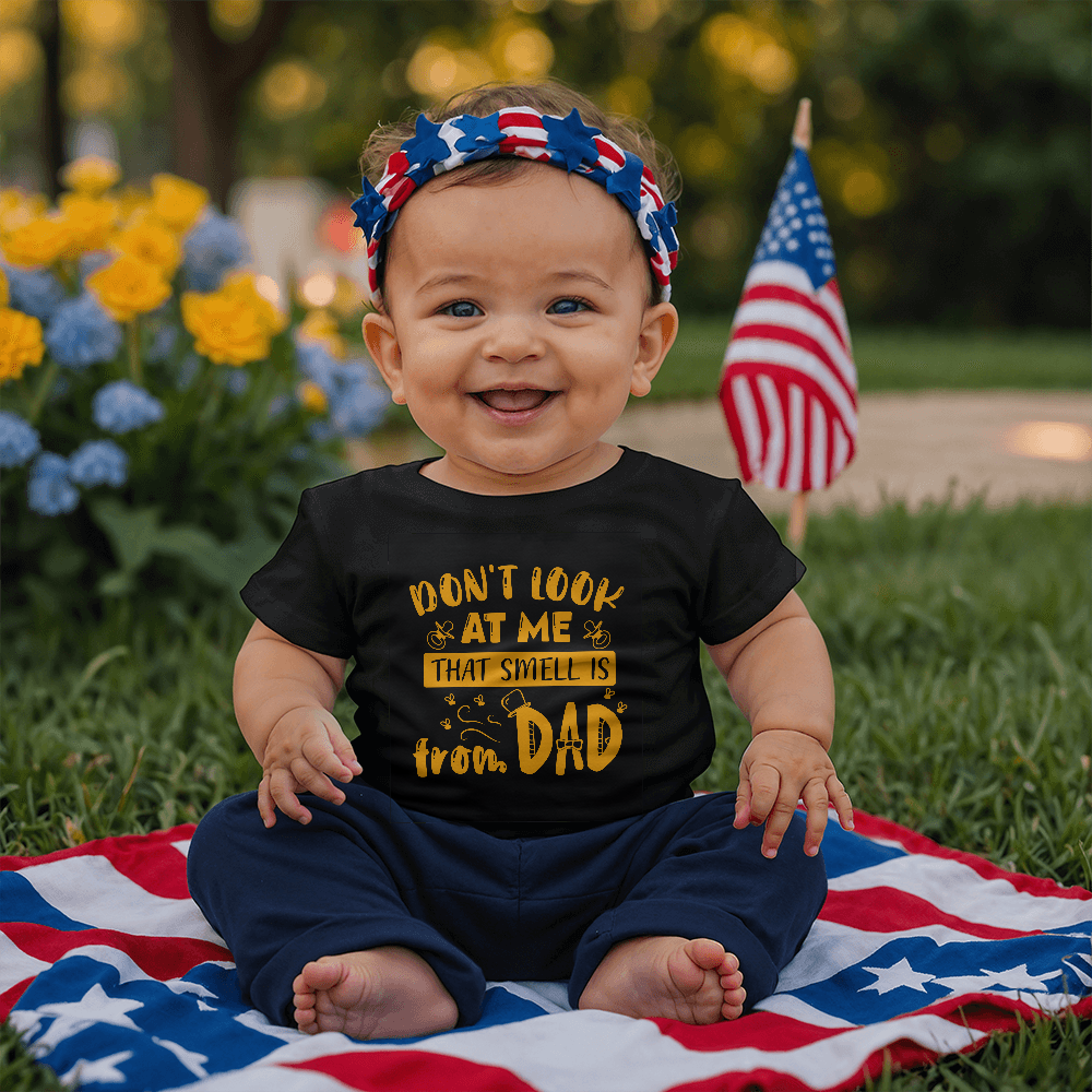 Tiny & Innocent – Funny Dad Blame Tee ShineOn Fulfillment