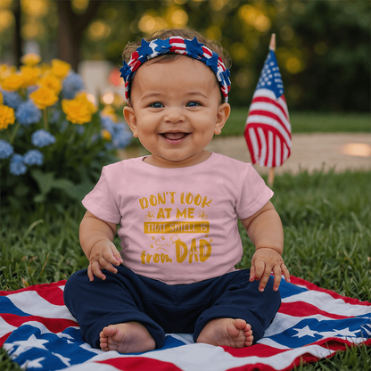 Tiny & Innocent – Funny Dad Blame Tee ShineOn Fulfillment