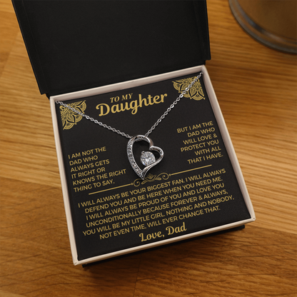 You Will Always Be My Little Girl - Necklace For Daughter