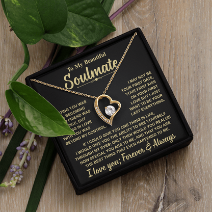 Romantic Gift for Soulmate – "Meant to Be" Love Knot Necklace