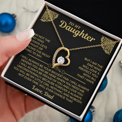 You Will Always Be My Little Girl - Necklace For Daughter