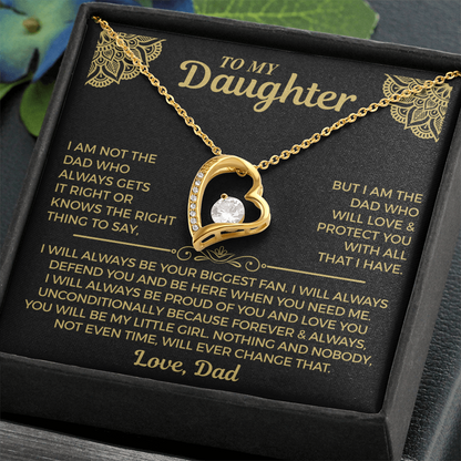 You Will Always Be My Little Girl - Necklace For Daughter