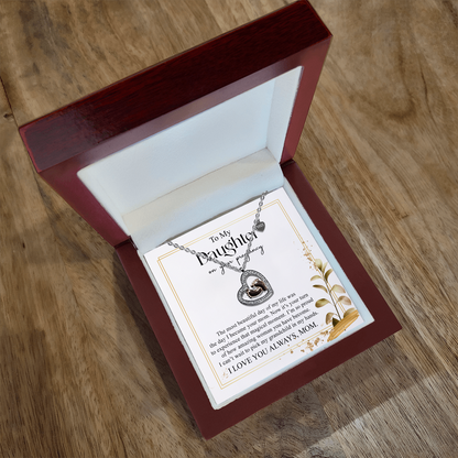 From My Heart to Yours – Baby Feet Pendant for My Daughter