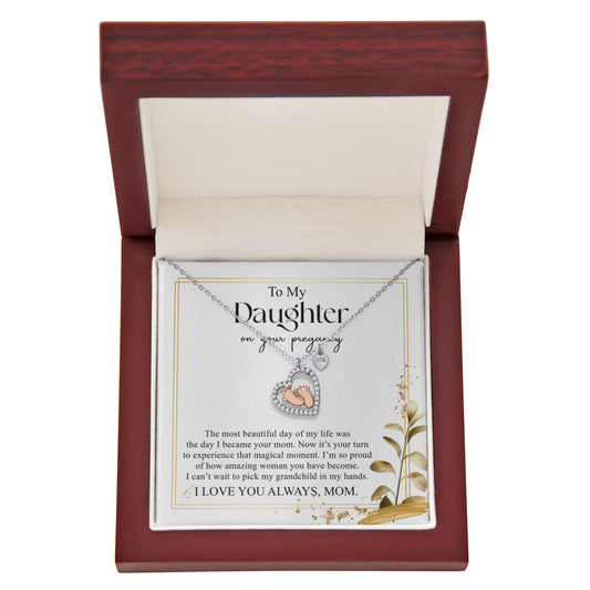 From My Heart to Yours – Baby Feet Pendant for My Daughter